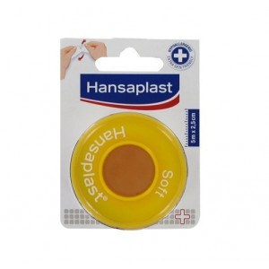 Hansaplast Esparadrapo Soft 5 m x 2.5 cm. - Eucerin