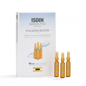 Isdinceutics Hyaluronic Booster Sérum Hidratante, 10 Ampollas x 2 ml. - Isdin